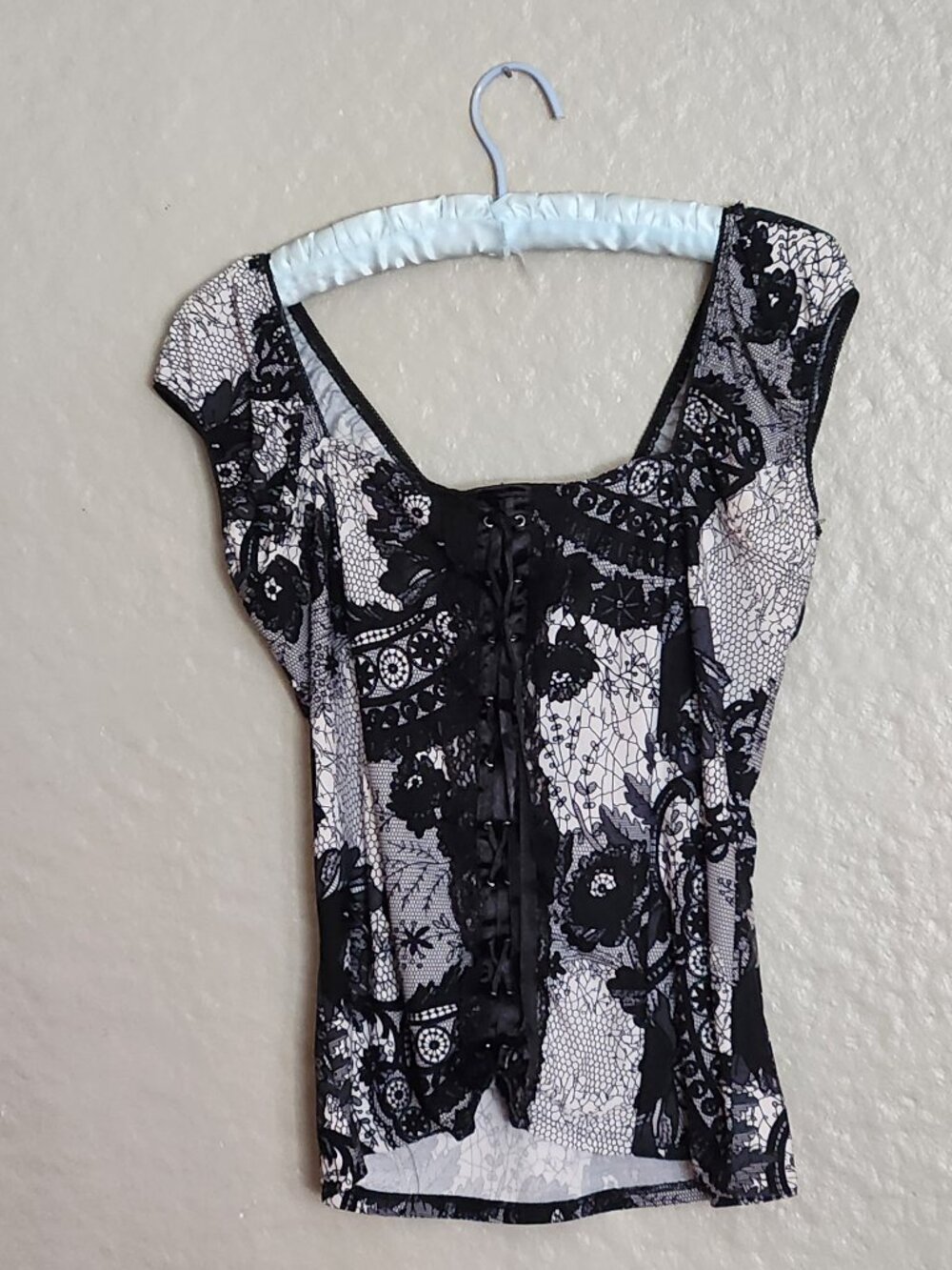 y2k corset style top